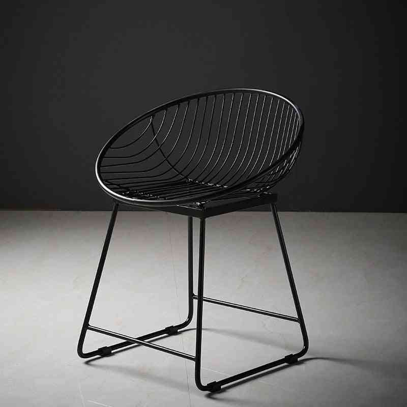 Luxury Backrest Chairs, Nordic Modern Minimalist High Bar Stools