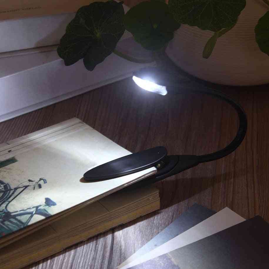 Mini Flexible Clip-on Bright Book Lights, Reading Light Lamp