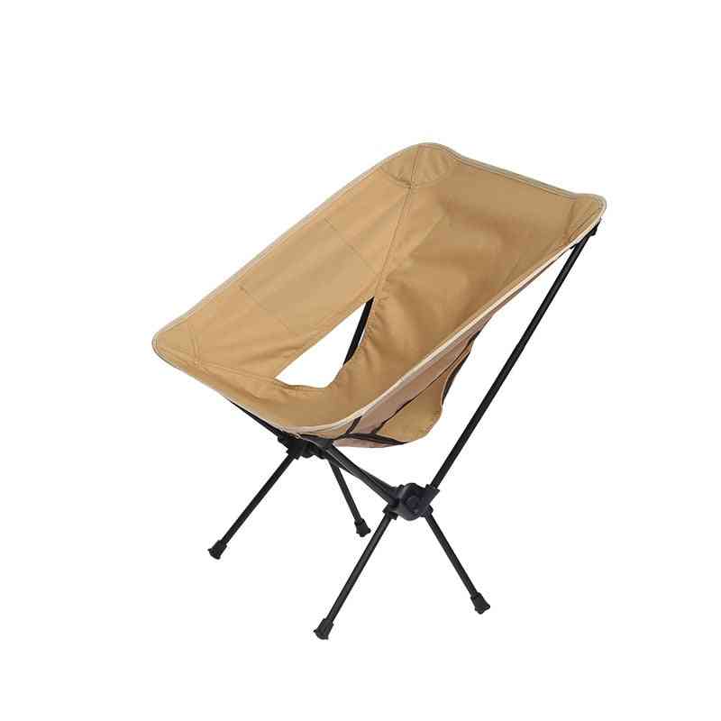 Premium Beige Outdoor Camping Folding Chairs