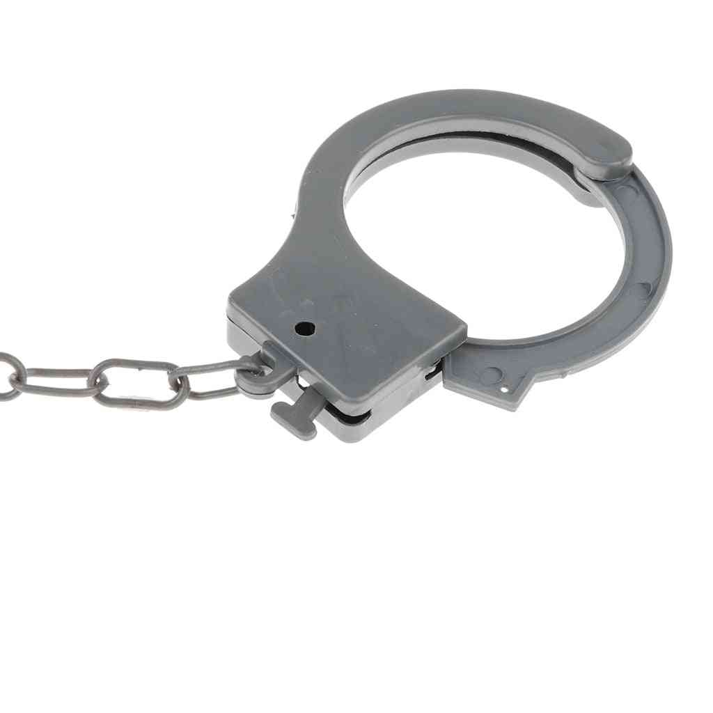 Police Handcuffs - Child Fancy Dress Costume Role Play Pretend Educational Toy