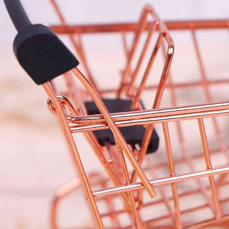 Mini Shopping Cart Trolley, Storage Ornaments's Toy