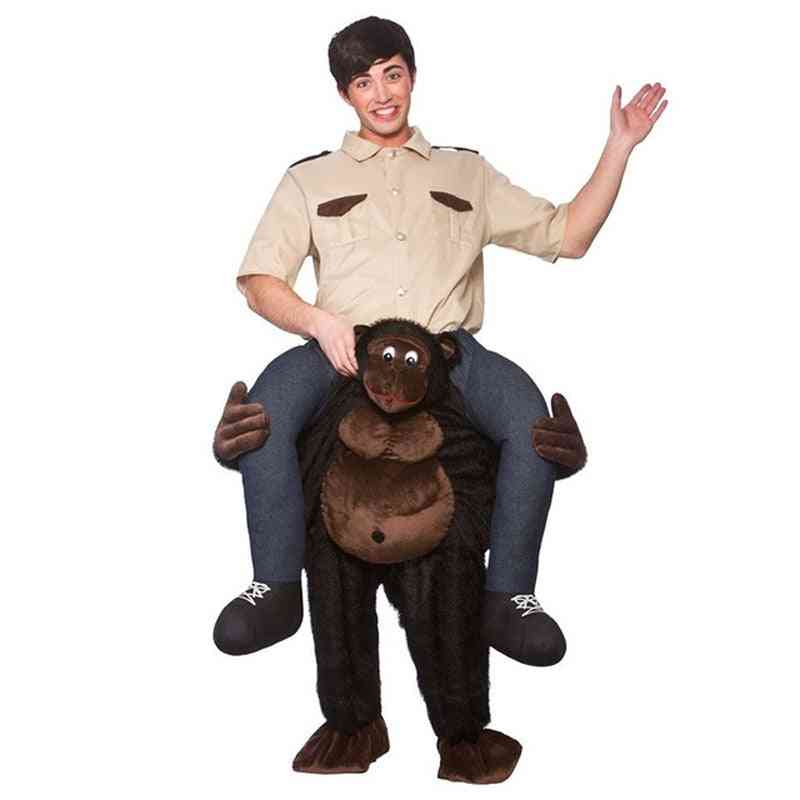 Giant Gorilla Ride-on Animal Costumes, Christmas Party Cosplay Dress
