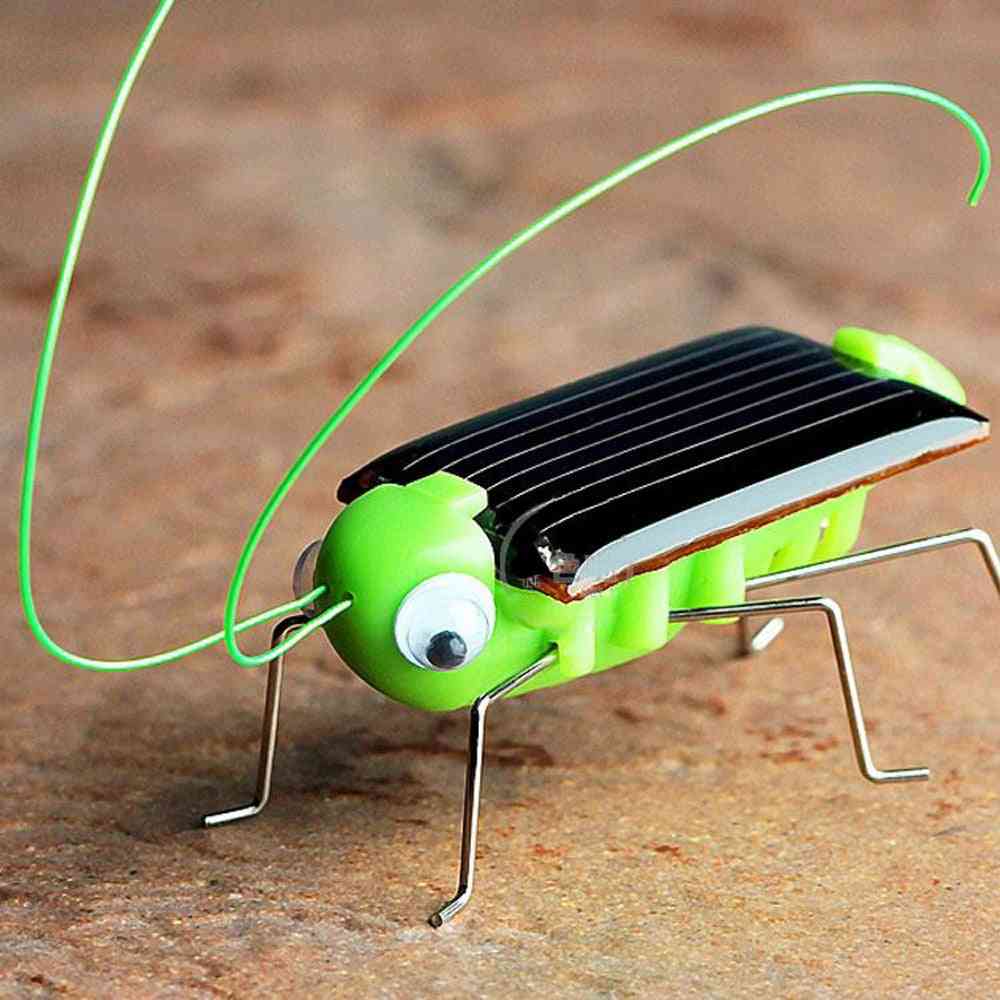 Educational Solar Powered Grasshopper Robot Toy, Required Gadget, Toys, No Batteries For Kids