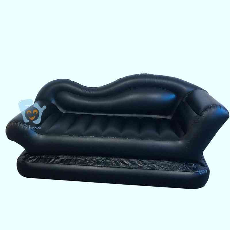 5 In 1 Leather Inflatable Double Sofa Bed