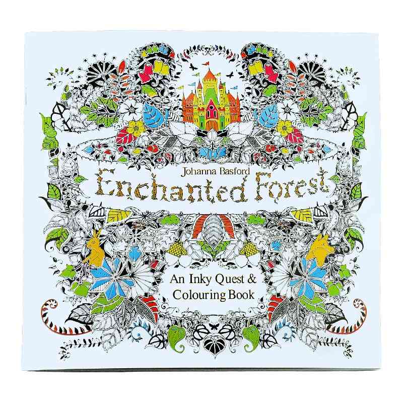 Enchanted Forest- English Craft Art, Coloring Book