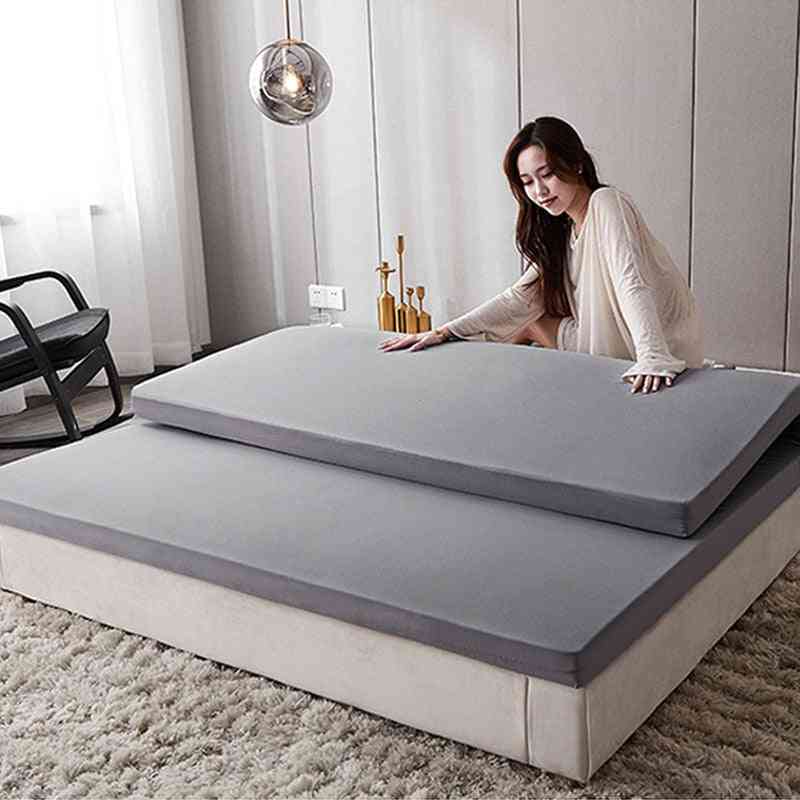 Sammenleggbare sengetepper for madrassdeksel med langsomt skum