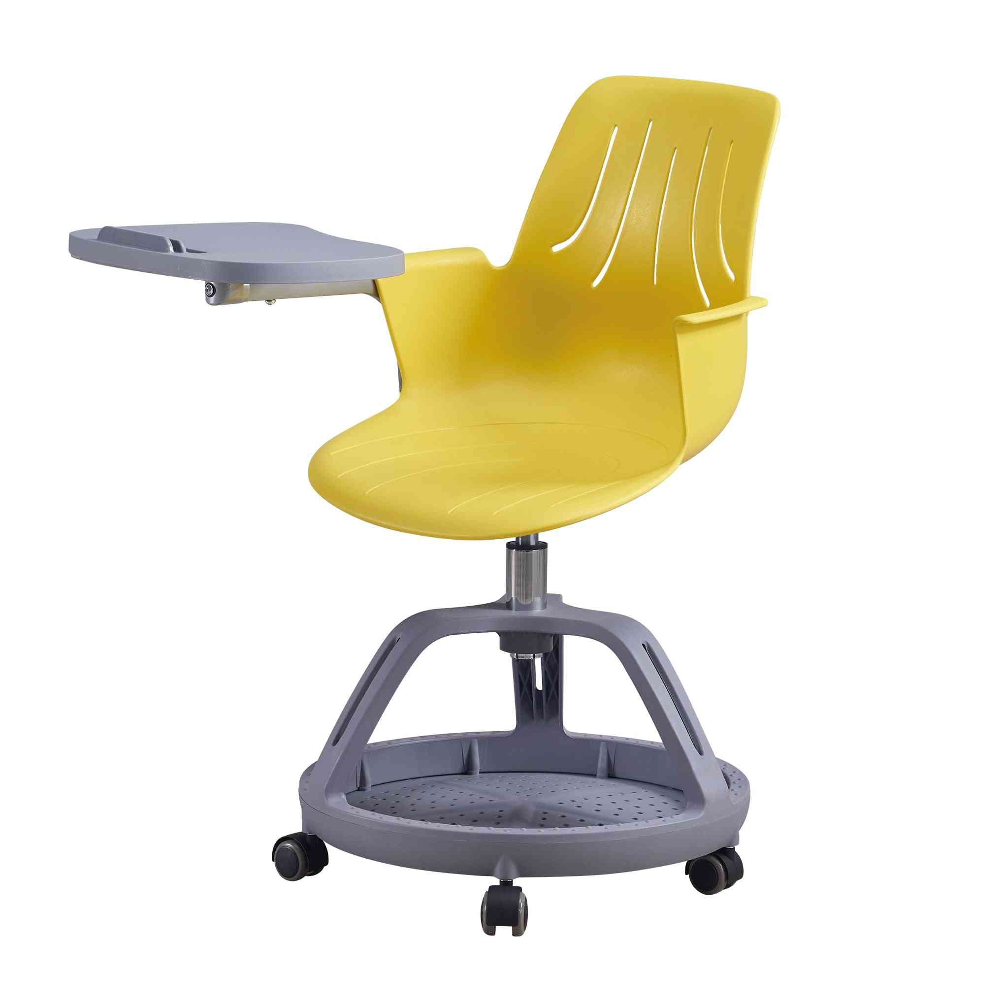 Student Chairs With Round Base & Wheels