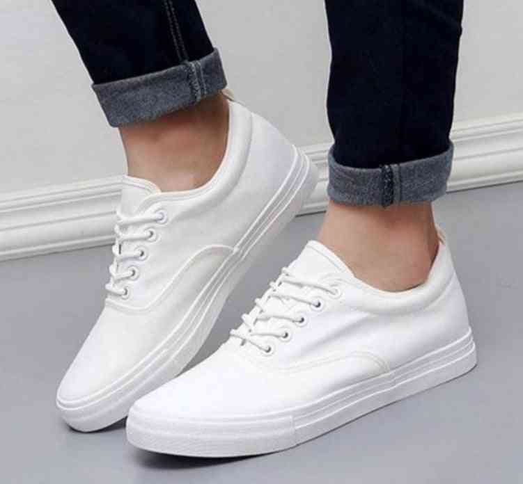 Men's Fashion Lace-up Flats Breathable Vulcanized Sneakers