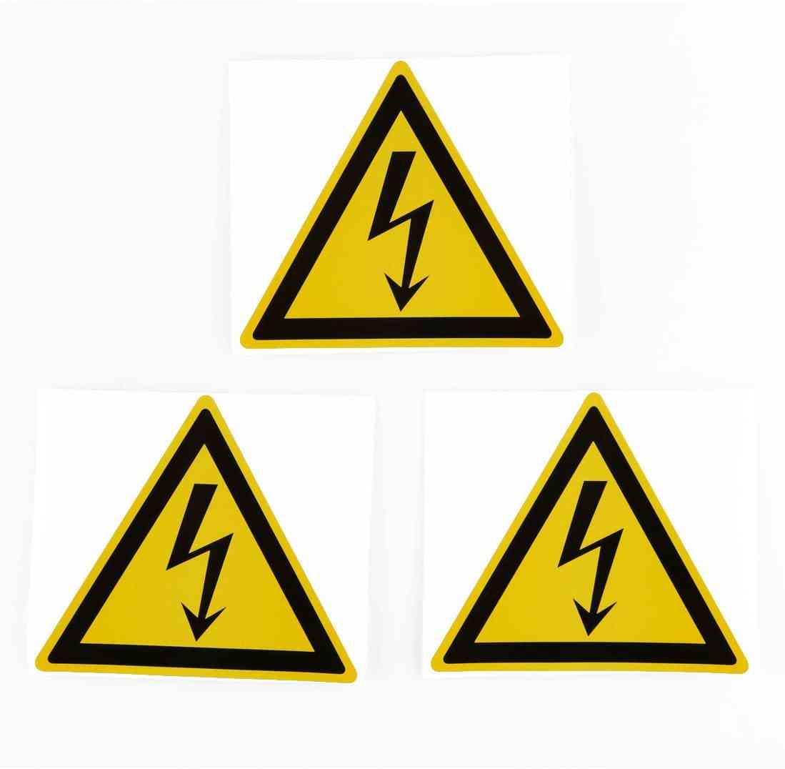 Warning Sticker Adhesive Labels Electrical Shock Hazard Danger Notice Safety