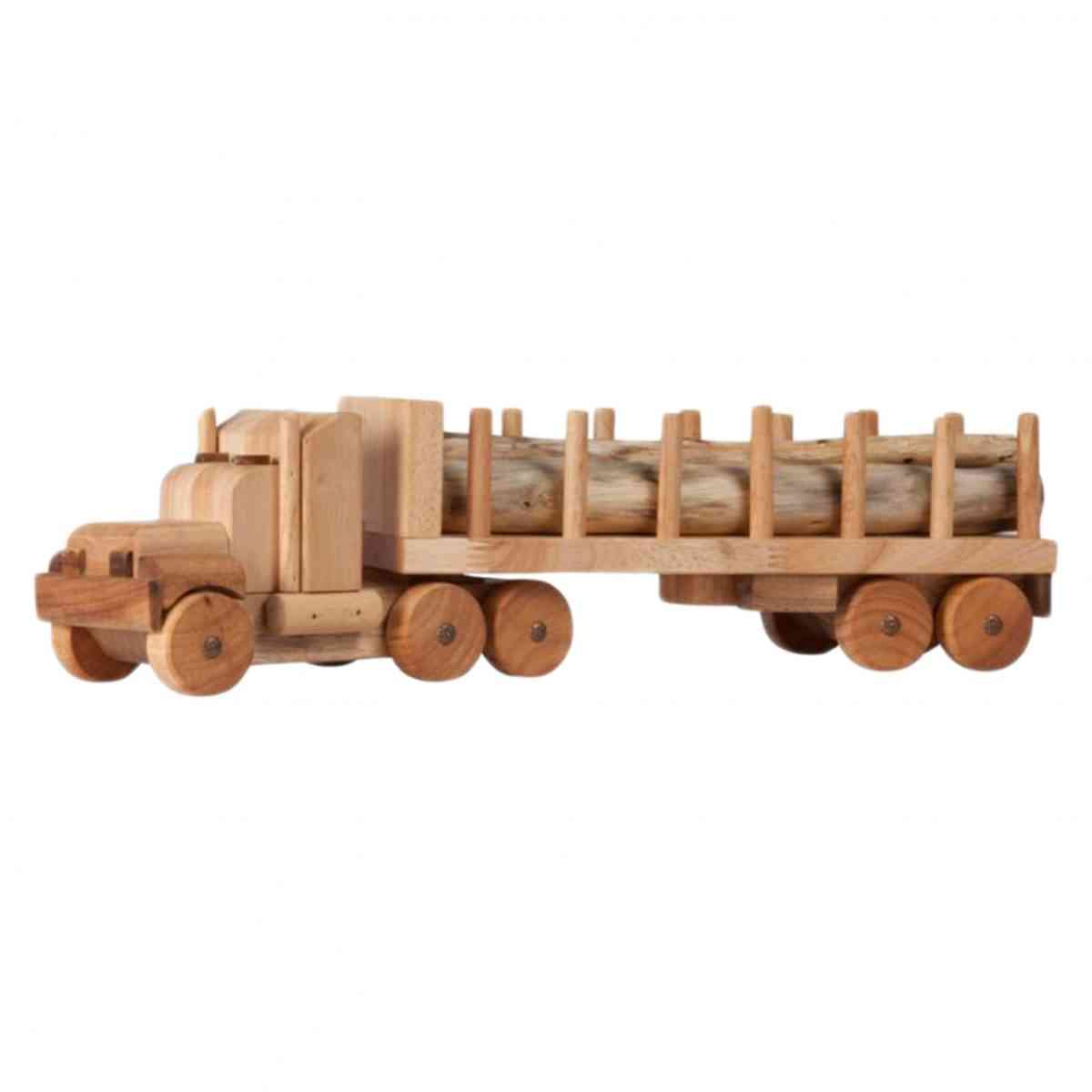 Handcrafted Wooden Lo Truck Toy