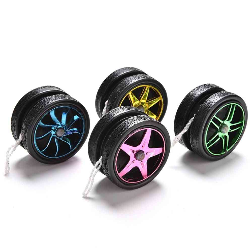 Wheel Yoyo Ball, Electroplating Bearing String Kids Toy