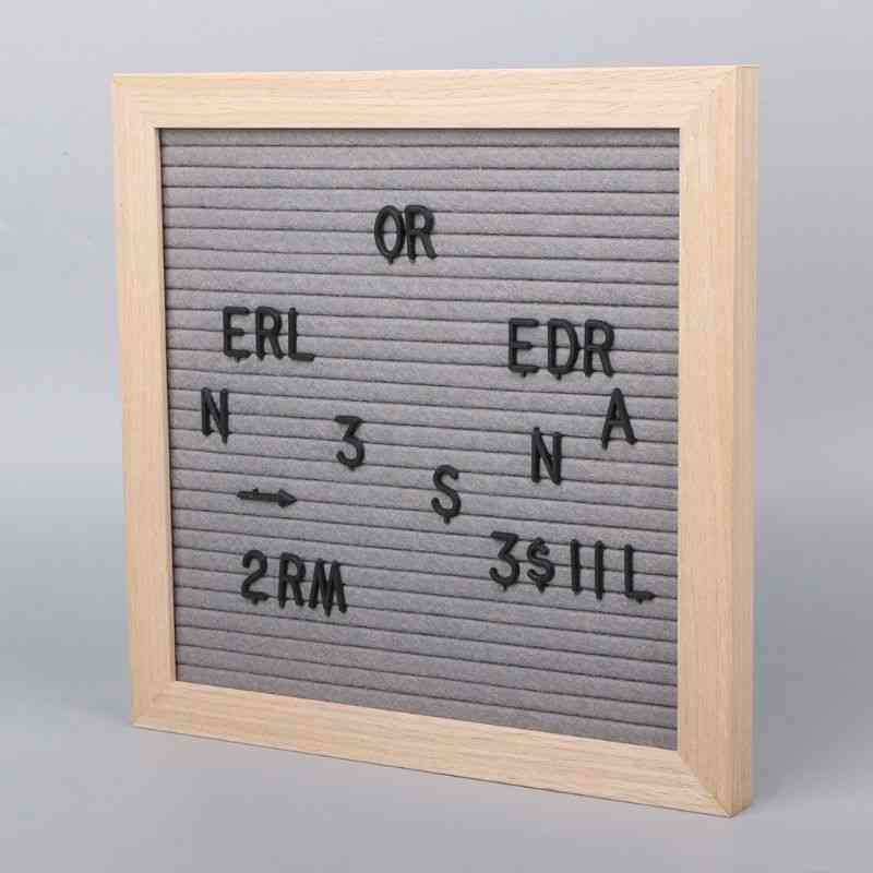Characters For Felt Letter Board, Changeable Number