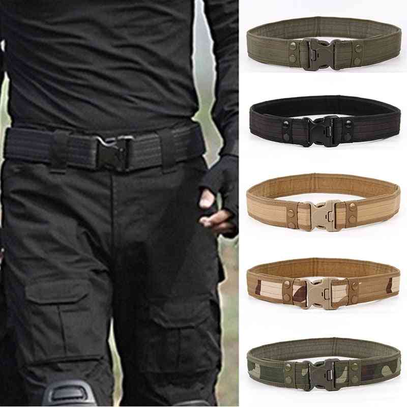 Men's Tactical Belt, Military Nylon Belts, High Waist Strap