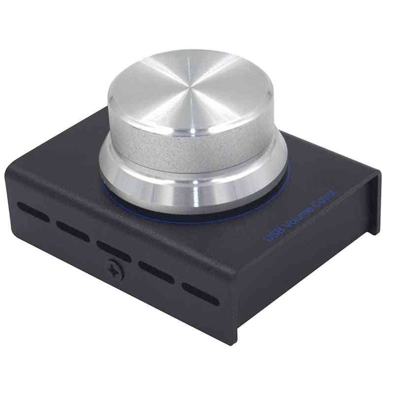 Usb Volume Control, Lossless Pc Computer Speaker Volume Controller Knob, Adjuster Digital Control With One Key Mute Functional