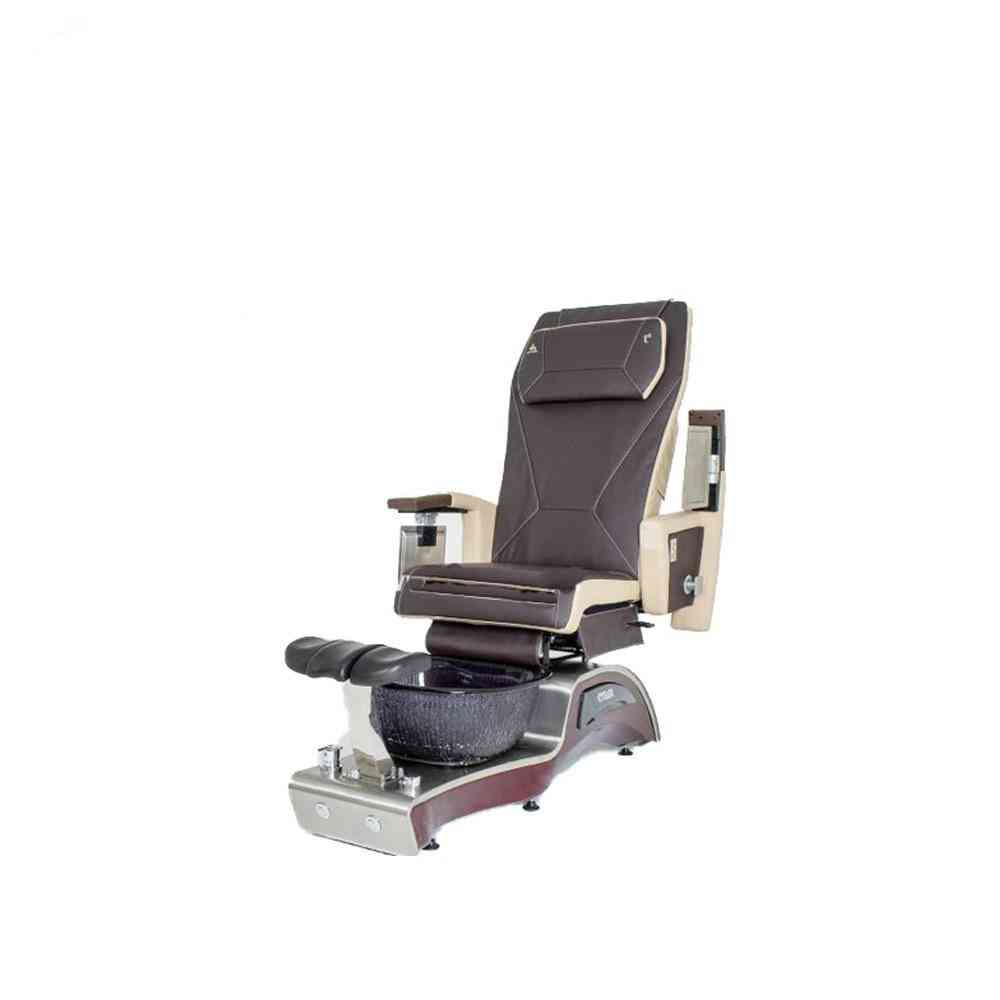 Ds-8135 pedicure spa stol med glasfiber håndvask læderbetræk