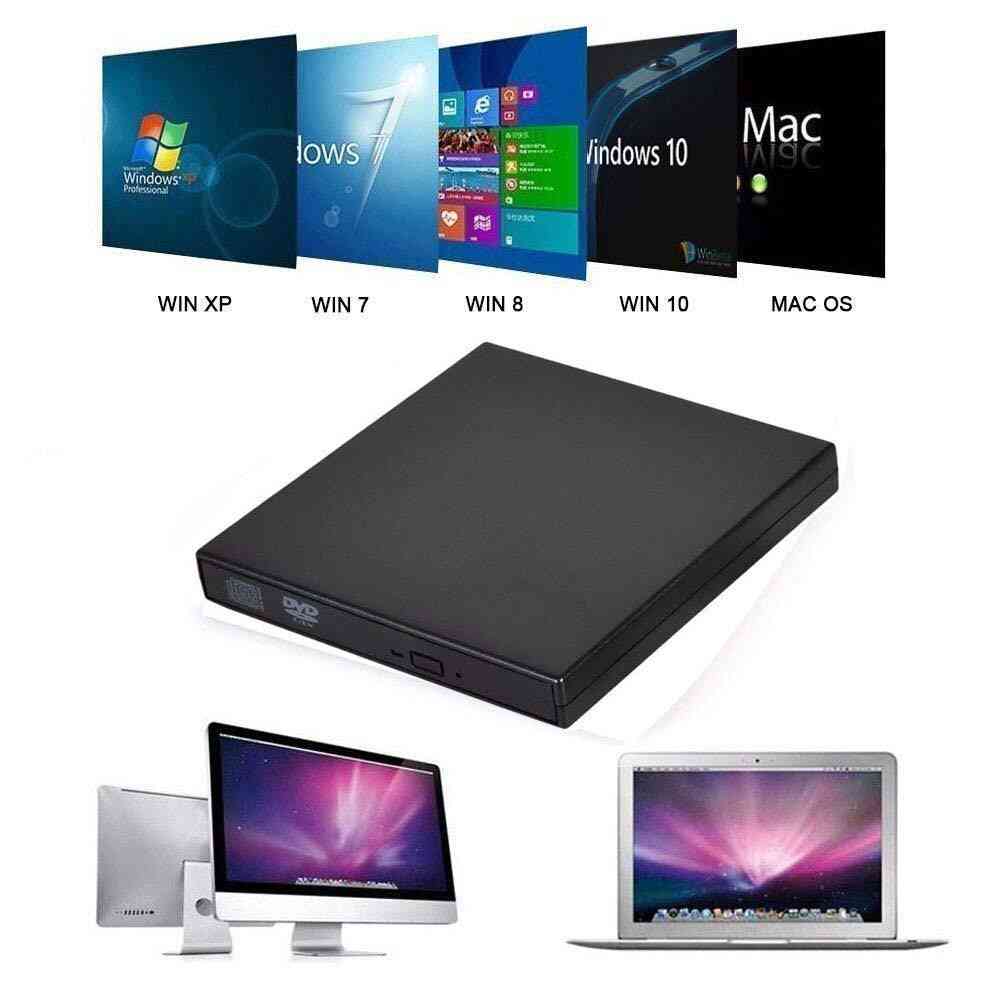 External Optical Drive For Mac, Windows Xp 7 8 10, Ultra Notebook