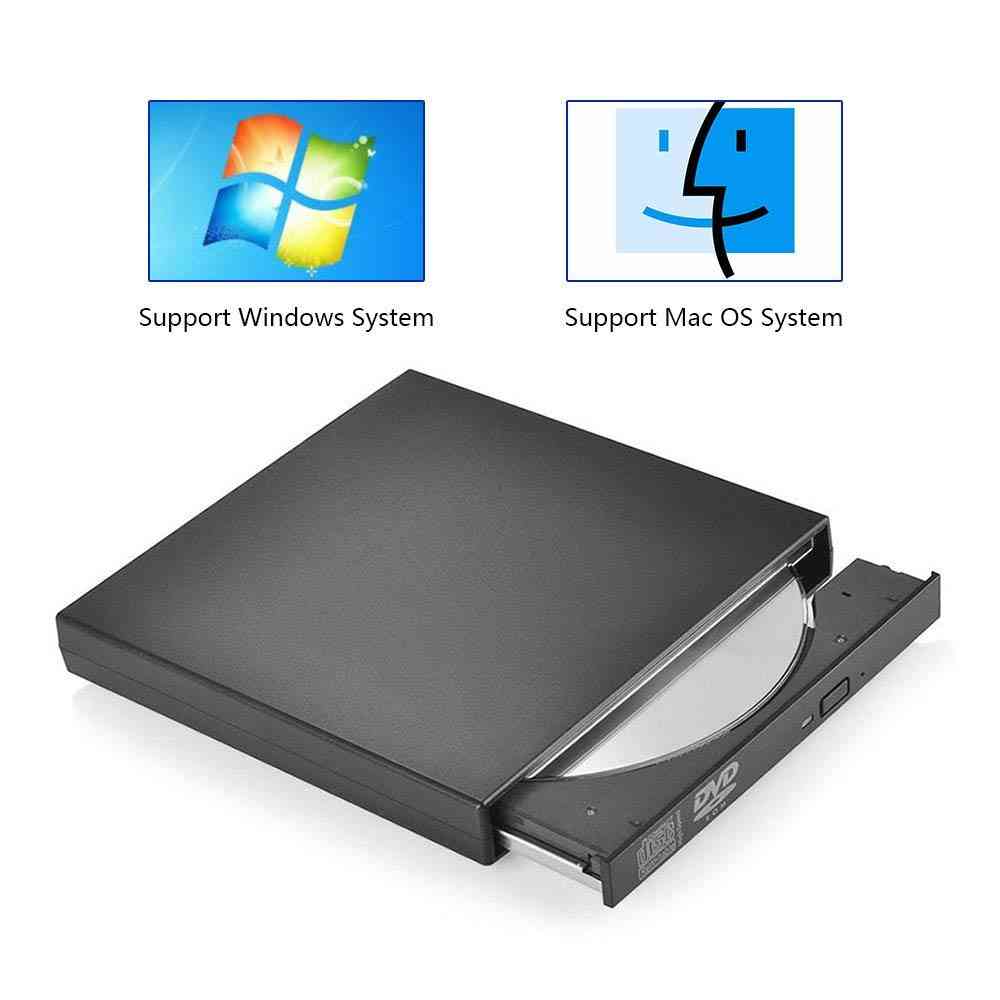 Lecteur optique externe pour mac, windows xp 7 8 10, ultra notebook