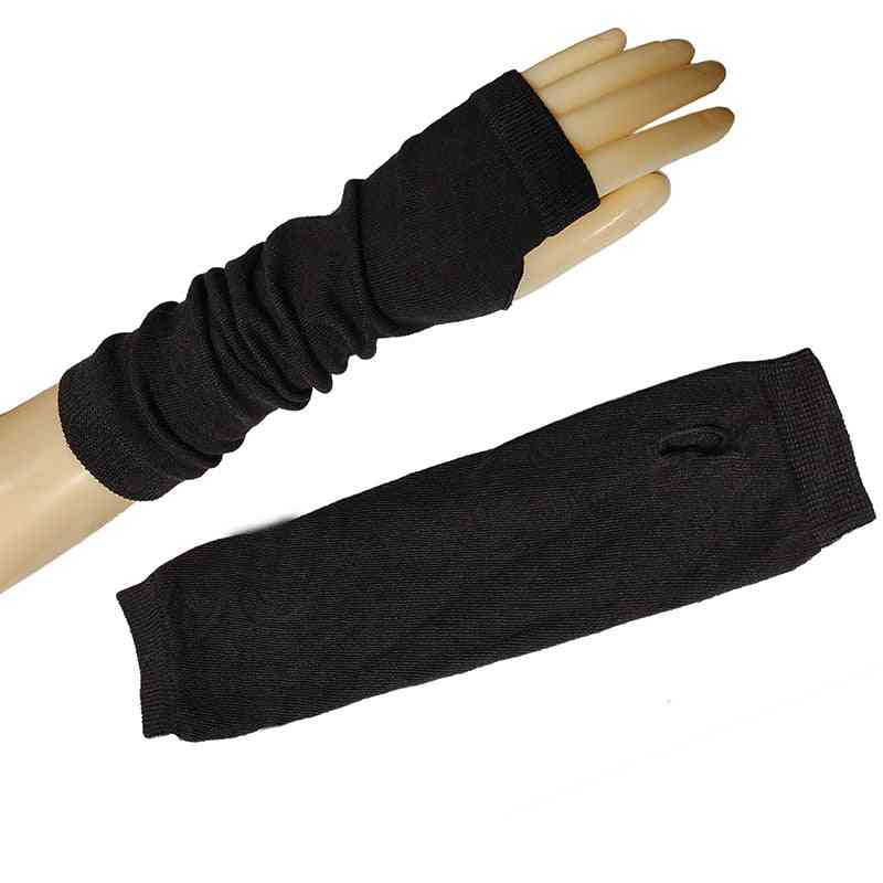 Dámske pletené rukavice ninja s dlhým ohňom