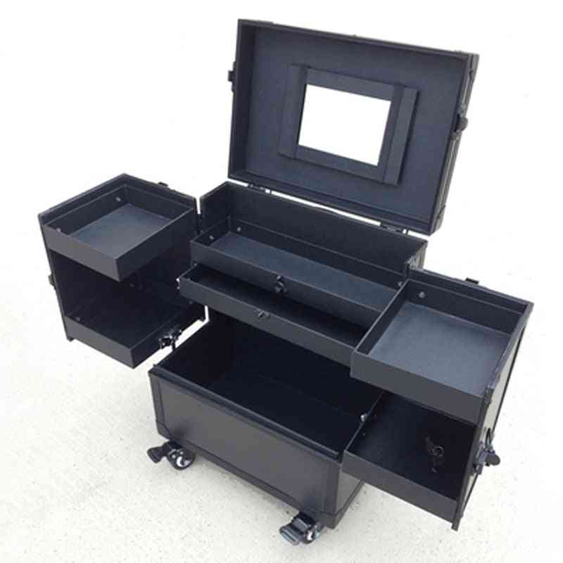 Men High Quality Rolling Luggage Tattoo Trolley Suitcases