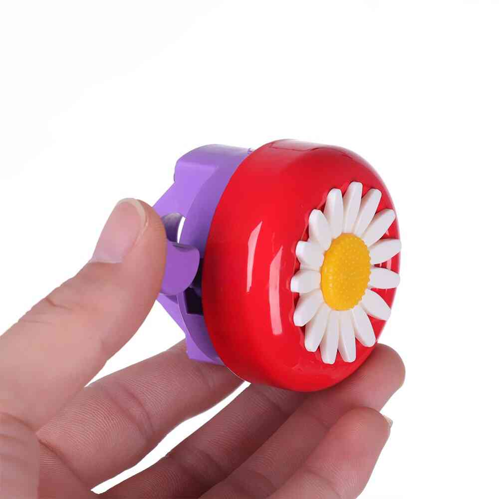 Funny Bicycle, Bell Horns, Daisy Flowers, Ring Alarm For Cycling Handlebars