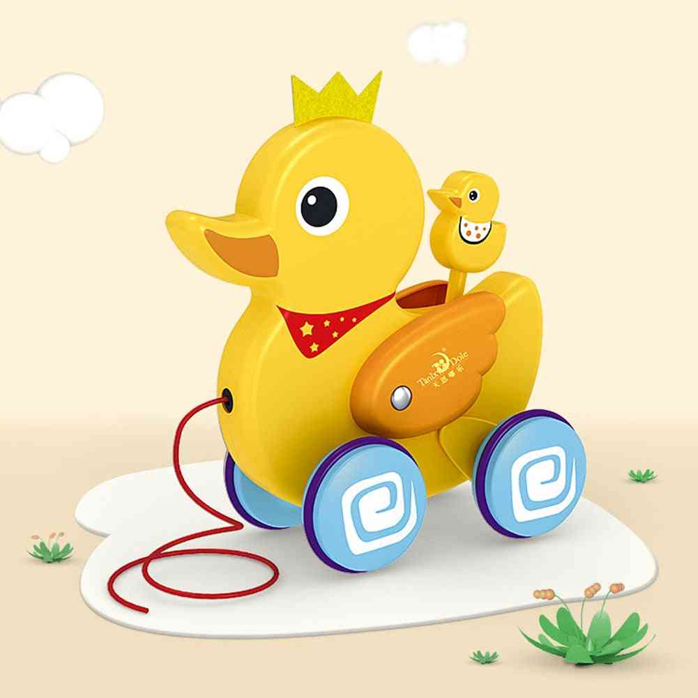 Funny Duck, Dragon Animal, Pull Rope Cute, Mini Car For Baby