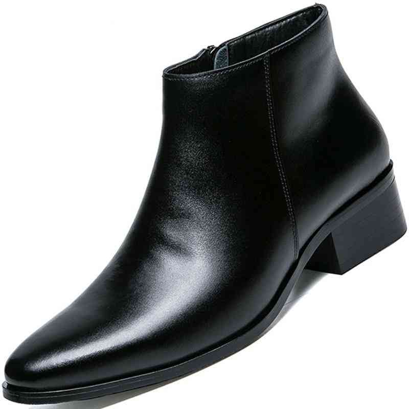 Men Dress Shoes, Business Ankle Boots