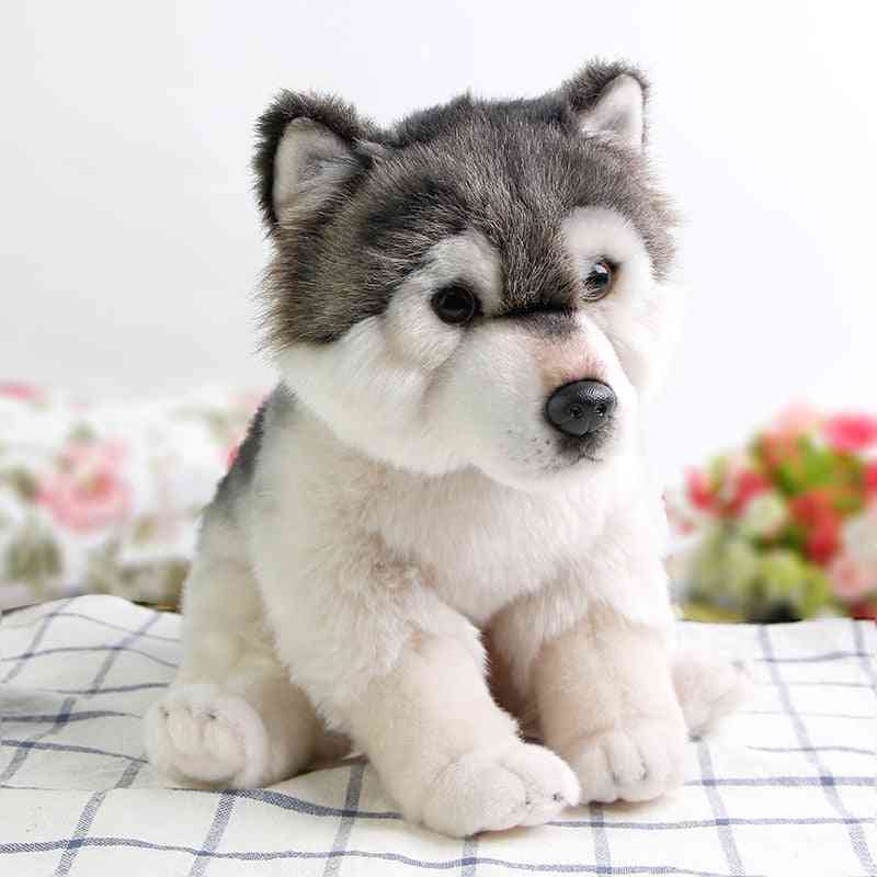 Stuffed Animal Plushy, Wolf Real Life Plush Toy