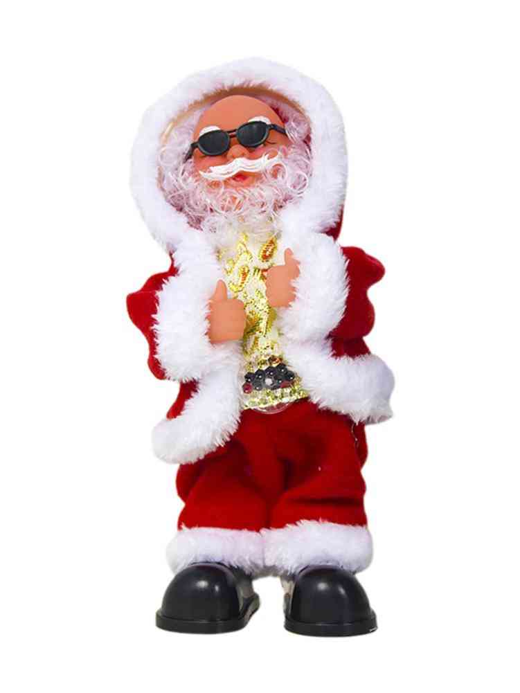 Electric Santa Claus Dancing Music Plush Christmas Doll Toy