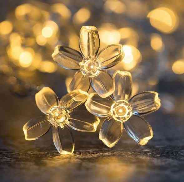 Led Snowflake Decoration String Fairy Light For Christmas Tree, New Year