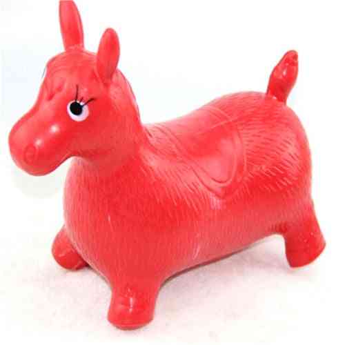 Cavallo gonfiabile animale per bambini, tramoggia, giocattolo gonfiabile per saltare i buttafuori