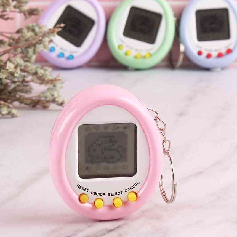Porte-clés électronique pour animaux de compagnie tamagotchi, jouet éducatif virtuel nostalgique pour animaux de compagnie de noël