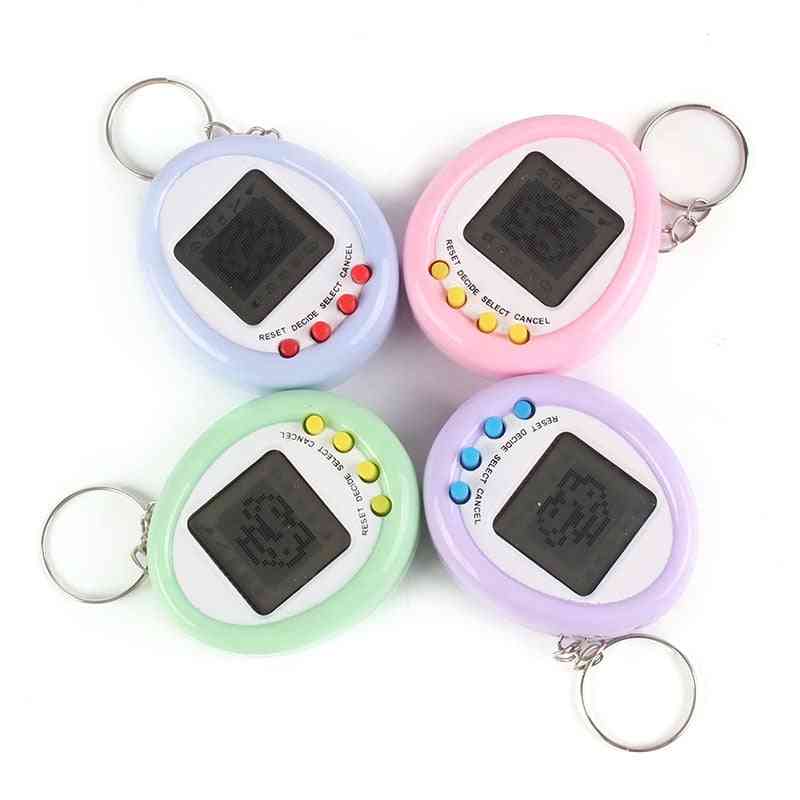 Porte-clés électronique pour animaux de compagnie tamagotchi, jouet éducatif virtuel nostalgique pour animaux de compagnie de noël
