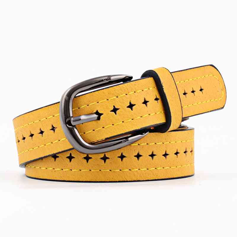 Vintage Style- Cow Leather, Pin Buckle, Strap Belts