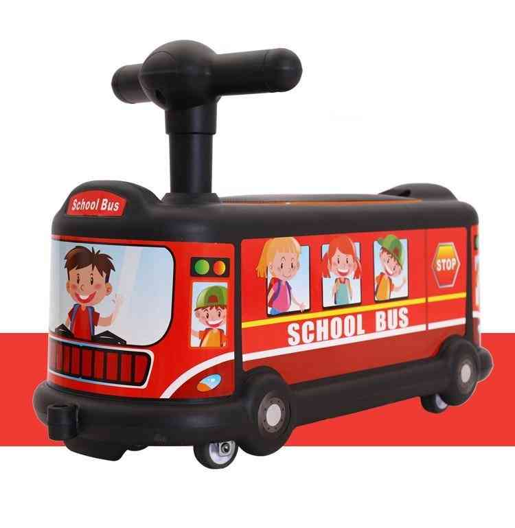 Bus Cartoon Silent Roller Skating, Ride Car
