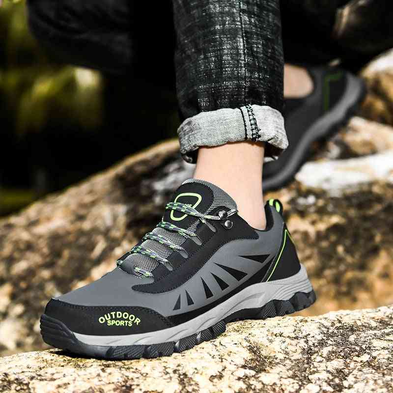 Mænd læder åndbar afslappet udendørs skridsikre sko