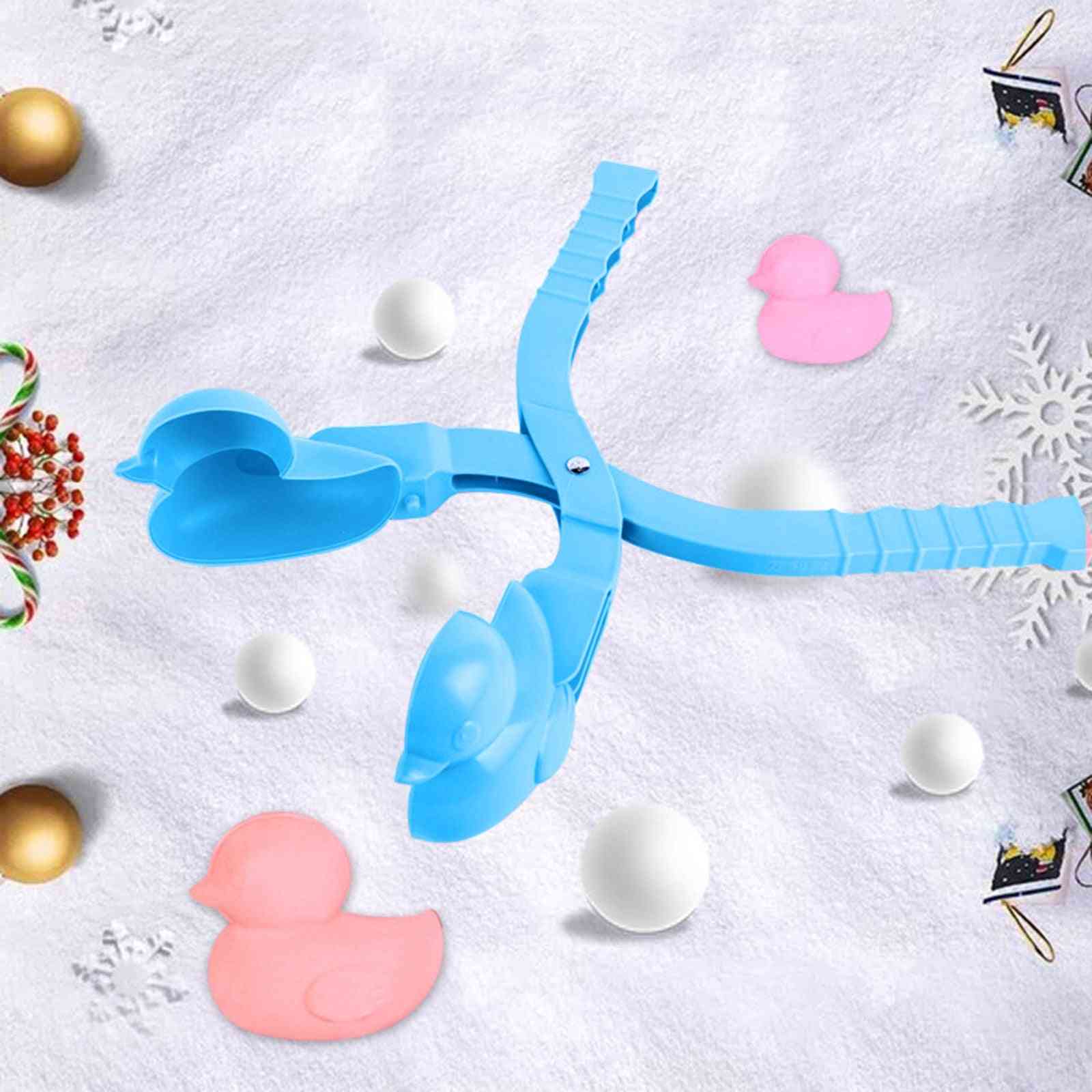 Hračky pre deti, výrobca snehových guličiek, nástroj na tvarovanie snehu v tvare zvierat, zimné deti