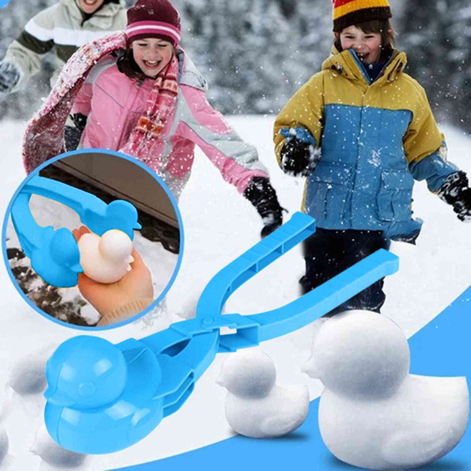 Igrače za otroke, izdelovalec snežnih kep, orodje za oblikovanje snežnih peskov v obliki živali, zimski otroci