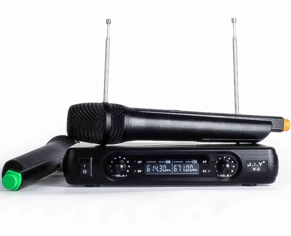 Handheld Wireless Karaoke Microphone Player Home Karaoke Echo Mixer System Digital Sound Audio Mixer Singing Machine