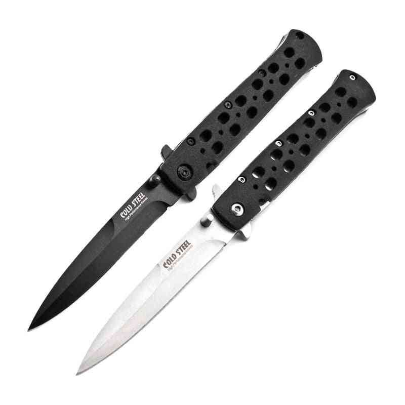 Mengoing Cold Steel Tactical Self-defense Folding Blade Knife