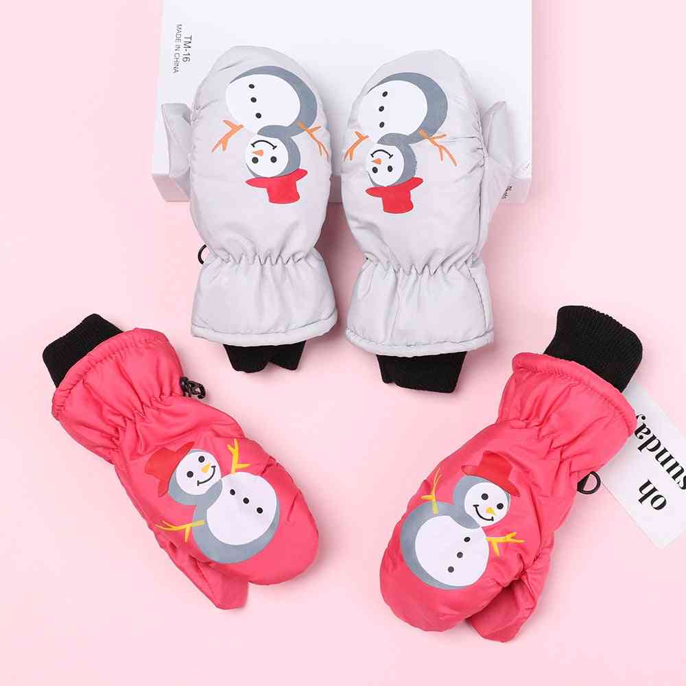 Winter Warm- Non-slip Snow Mittens, Extended Wrist Gloves For,