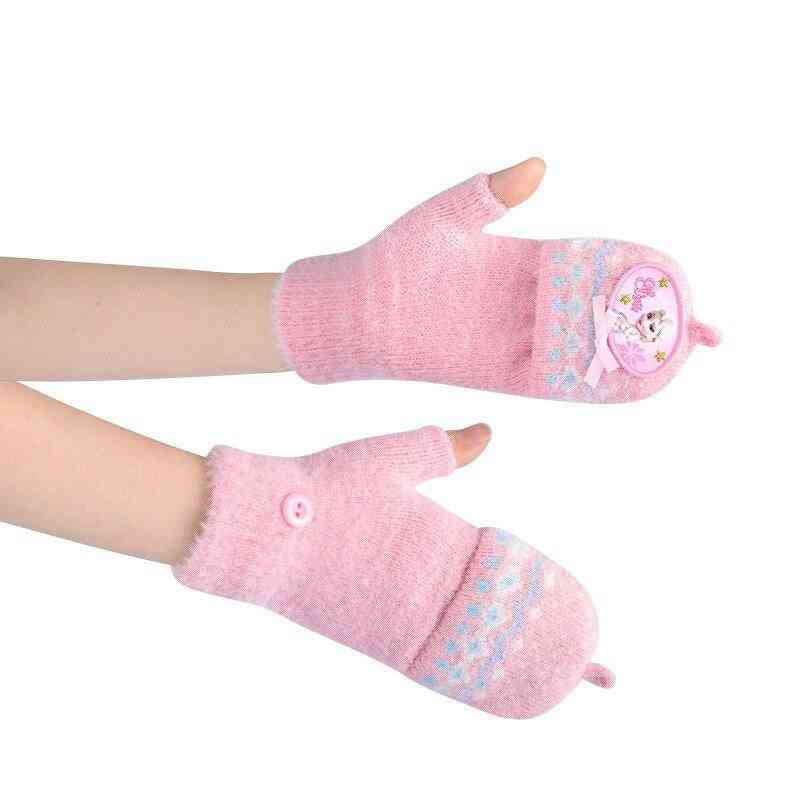 Winter Warm- Five-finger Frozen Princess Gloves