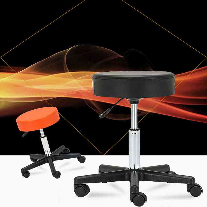 Adjustable Height Swivel Medical Clinic / Salon Stool With Wheels Bar