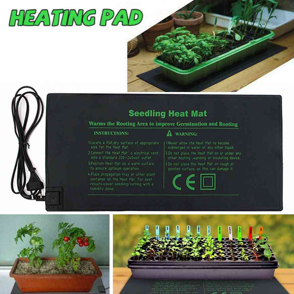 Seedling Heating Mat, Waterproof Plant Germination, Propagation Clone Starter Pad, Garden Supplies