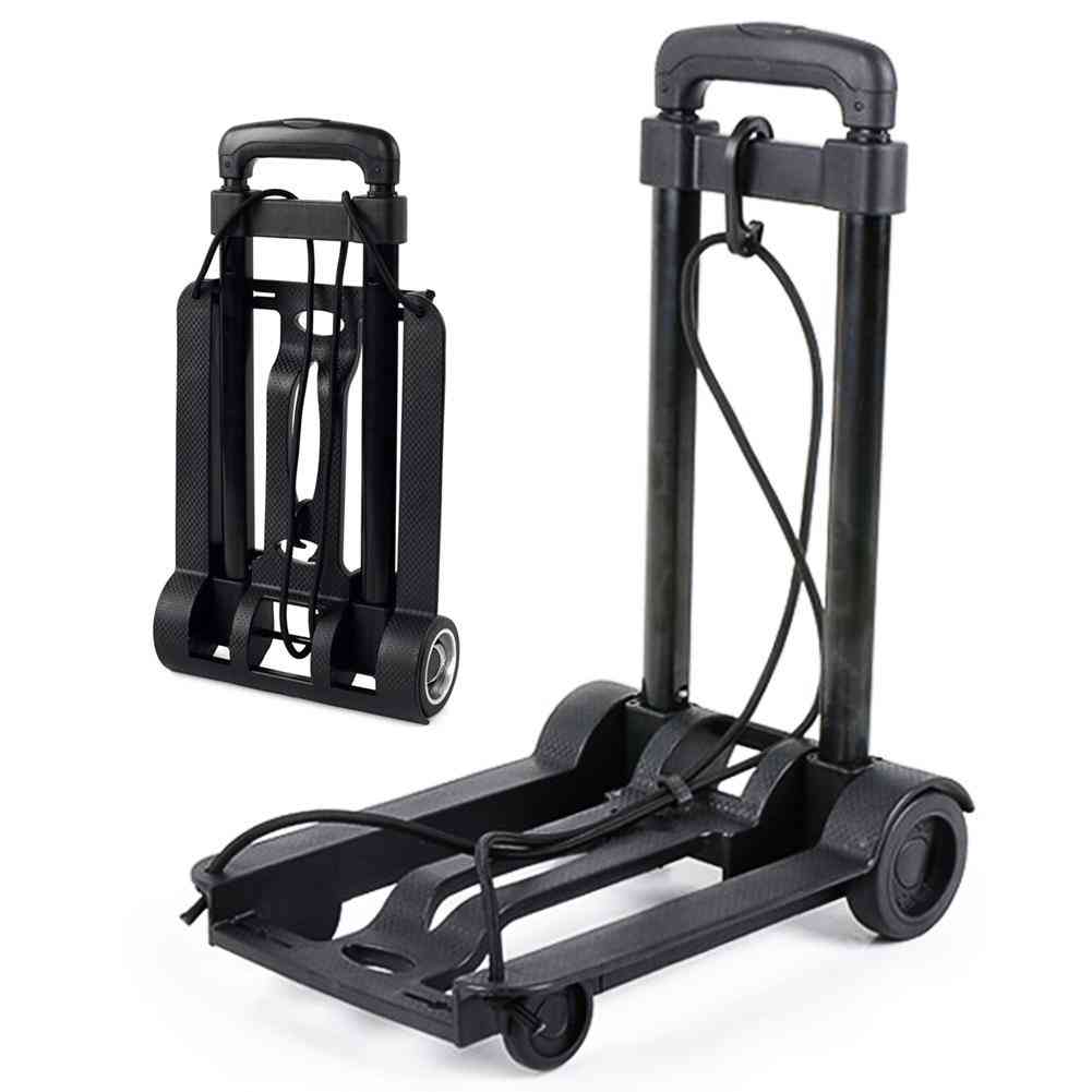Portable Folding Hand Truck, Heavy Duty, Lightweight Cart For Luggage Moving