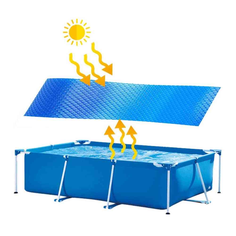 Round Swimming Pool Solar Cover, Inflatable, Uv-resistant, Waterproof, Dustproof, Heat Covers