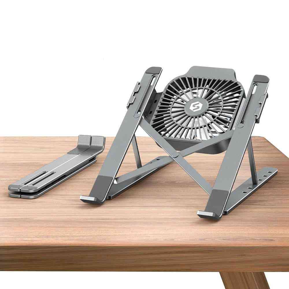Skládací stolní stojan na tablet s chladicím ventilátorem
