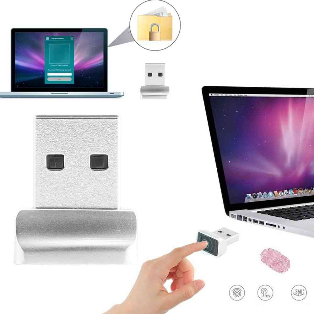 USB -bralnik prstnih odtisov za varnostni ključ sistema Windows, biometrični senzorski modul za optični bralnik prstnih odtisov za takojšen dotik, enostaven za uporabo