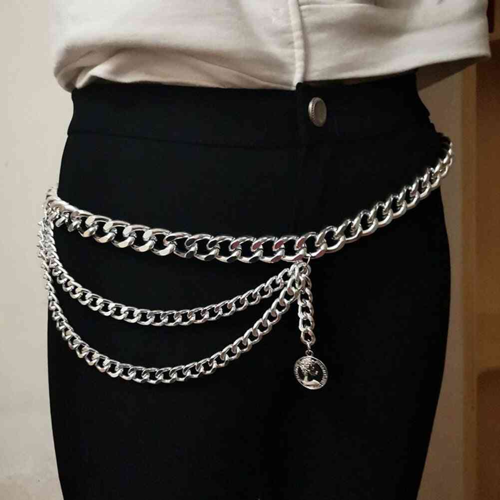 Multi-layer Waist Chain Hip Hop Tassels Fashion Special Pants Belt