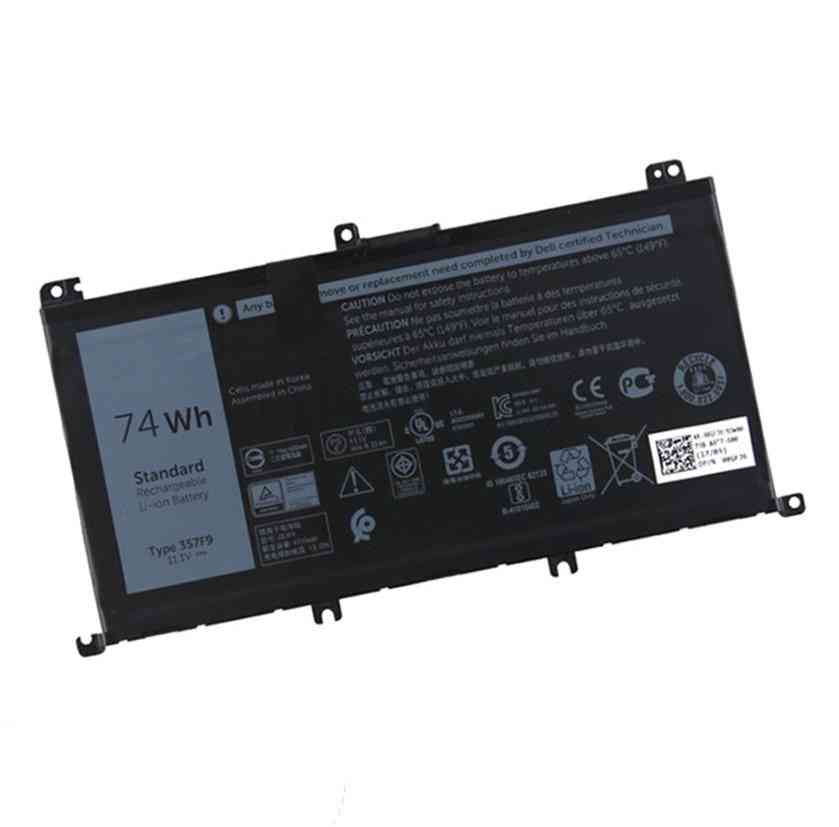 7xinbox 11.4v 74wh batterie d'ordinateur portable d'origine 357f9