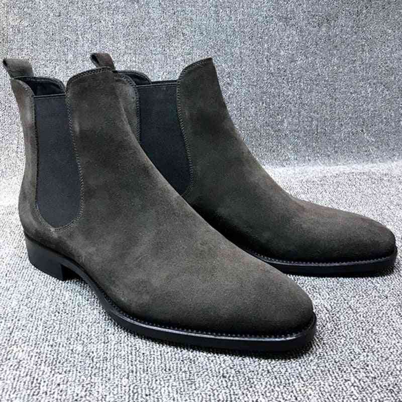 Chelsea Men Shoes, Luxury Winter Boots